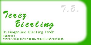 terez bierling business card