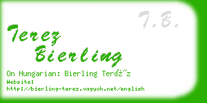 terez bierling business card